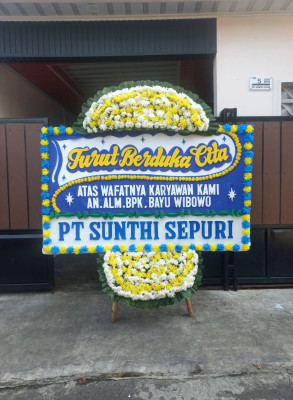 Papan Bunga Duka di Ketos